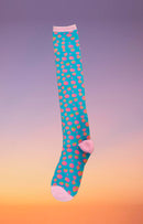 Girls Socks - Pack of 4 Pairs Knee High Funky Patterns
