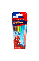 Spiderman 6 Fibre Markers Multi