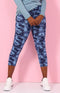 Ladies' Brush Knit Printed Leggings