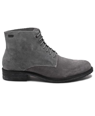 Genuine Leather Boots - Grey