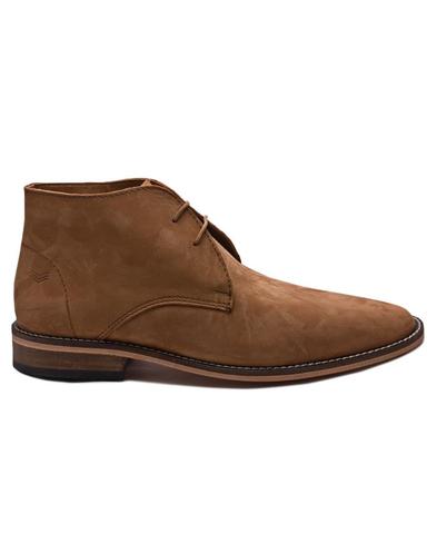 Genuine Leather Boots - Brown