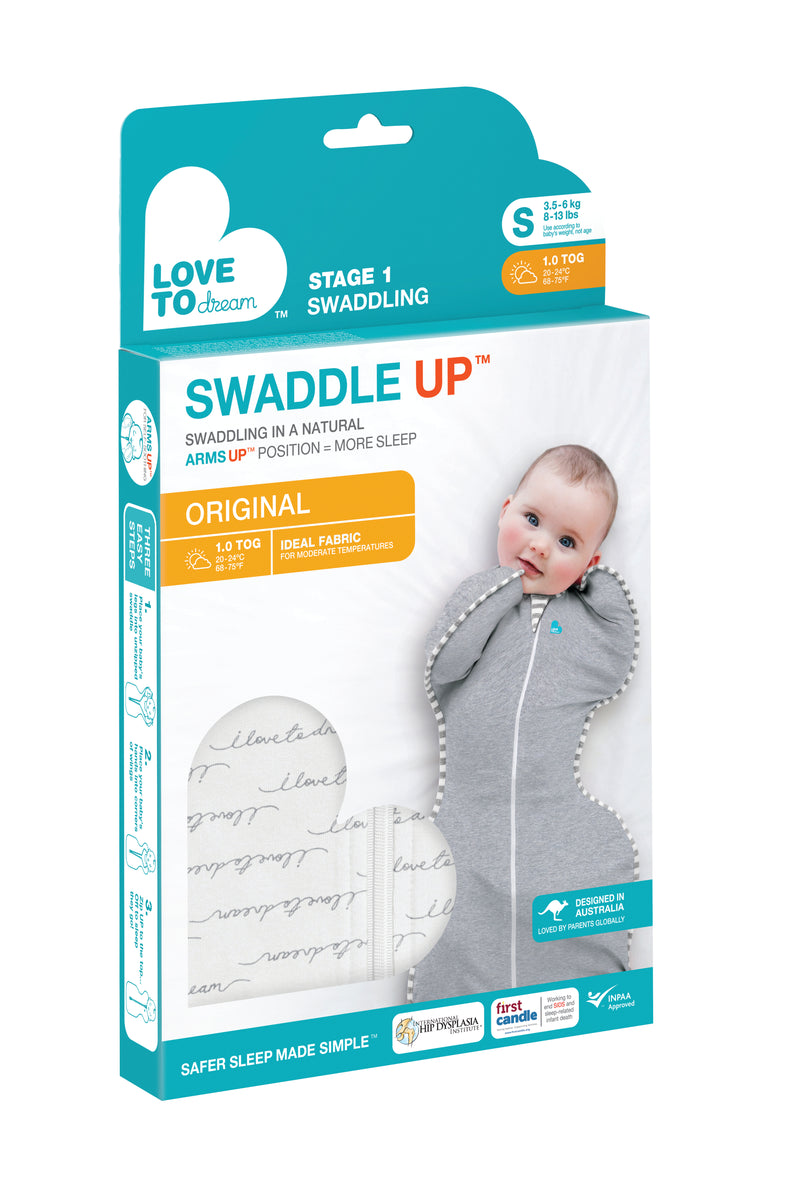 Swaddle Up Original White(Dreamer) - Small(3.5-6KG)