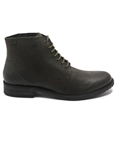 Genuine Leather Boots - Olive