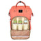 Backpack Baby Diaper Bag - Peach