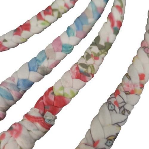 Braided Baby Pacifier Clips 4pc - Assorted Colours