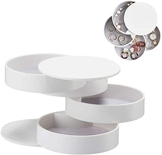 Compact Rotating Jewellery Organizer