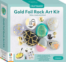 Craft Maker Gold Foil Rock Art Kit Green Box