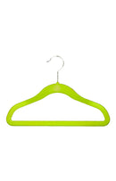 Kids Velvet Ultra Slim Flocked Clothes Hangers - Pack of 10