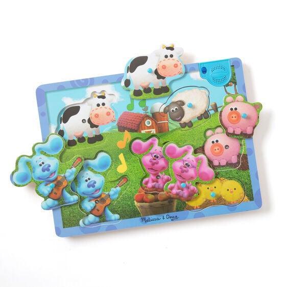 Melissa & Doug Blues Clues & You! - Wooden Musical Farm Sound Puzzle (Pre-Order)