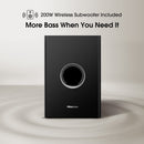 2.1, Wireless subwoofer, RMS 320W