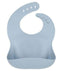 Silicone Baby Bib with Crumb Catcher - Assorted Colours