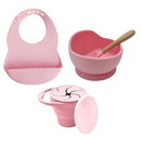 Silicone Baby Feeding Set 4PC - Assorted Colours