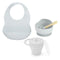 Silicone Baby Feeding Set 4PC - Assorted Colours