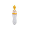 Silicone Nursing Bottle with Spoon/orange