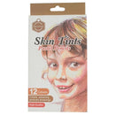 Skin Tints Pastel Pencils - 12pc