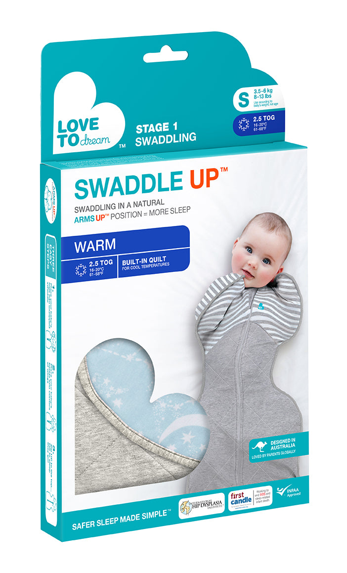 Swaddle Up Winter Warm Blue - Small(3.5-6KG)